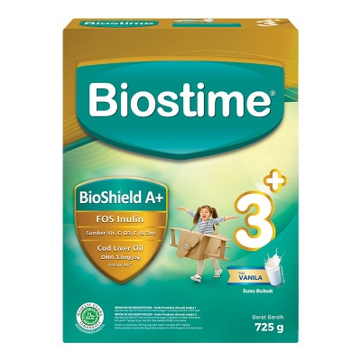 Biostime 3+ Susu Pertumbuhan 3-5 Tahun Vanila 725 g