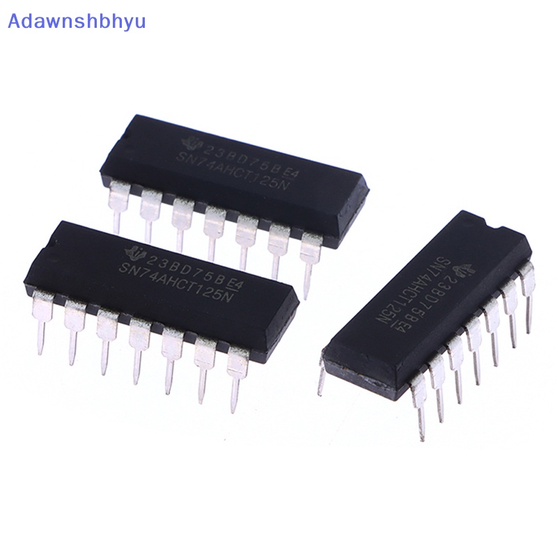 Adhyu 5pcs/lot SN74AHCT125N 74AHCT125 74AHCT125N In-line DIP-14 Logic Chip ID