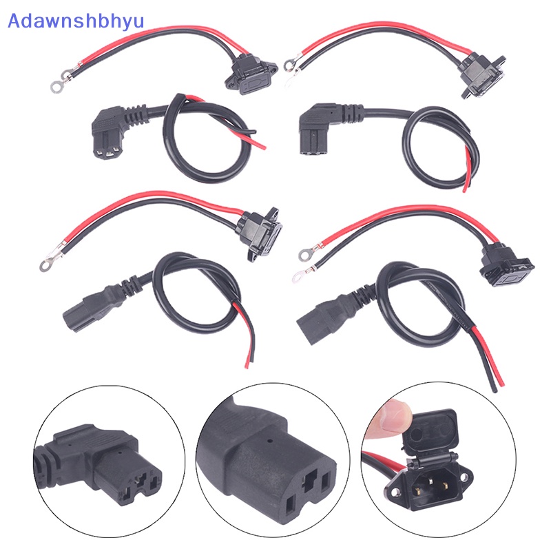 Adhyu 1Set Colokan Pengisian Asam Timbal Sepeda Listrik Kapasitas Besar Lithium Pack Standard Discharge Port Charging Socket ID