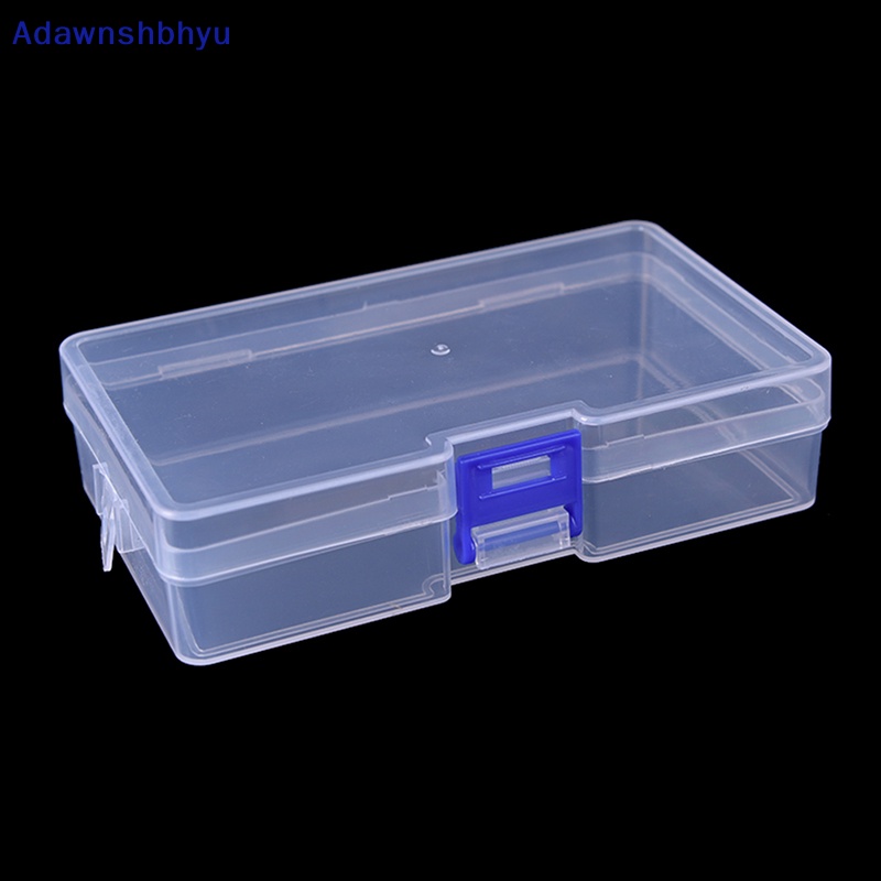 Adhyu 1pc Transparan Pemikat Pancing tackle hook Kotak Penyimpanan Plastik container case ID