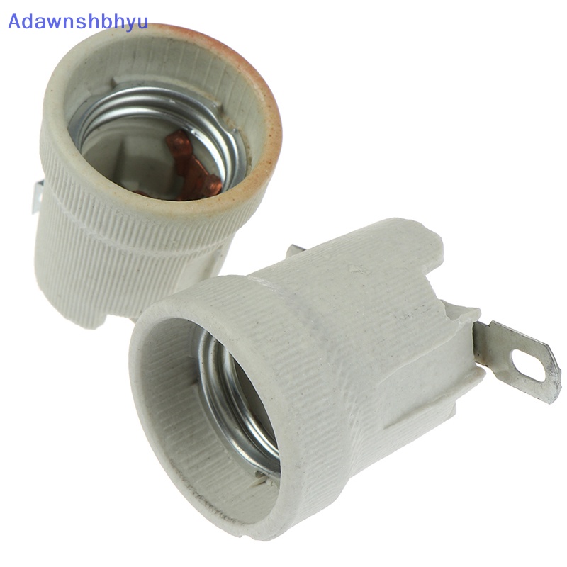 Adhyu E27 Ceramic Screw Base Tahan Suhu Tinggi Socket Light Bulb Holder Adapter ID