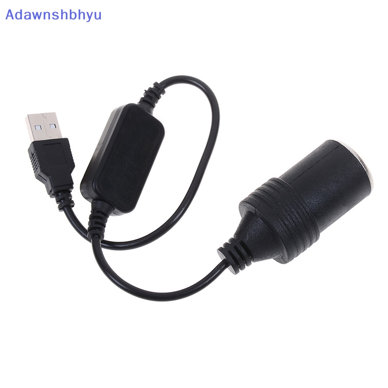 Adhyu Konverter adapter Soket Mobil port usb 5V 2A Ke 12v 8w Untuk ID Mobil