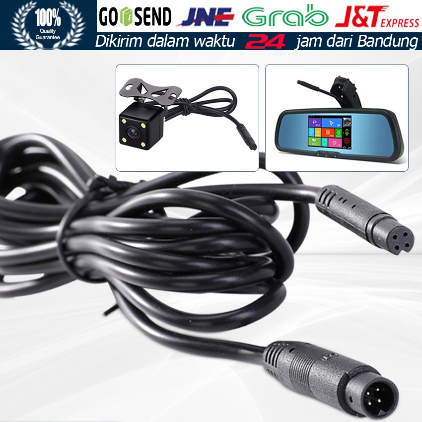 Kabel Dash Cam / Kamera Terbalik / Perekam Mobil Mini 4/5Pin 2/5 Meter