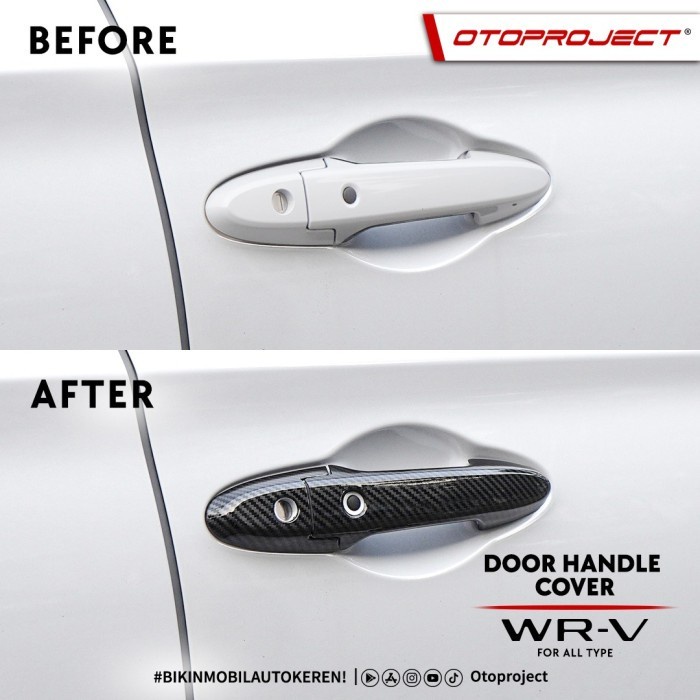 Otoproject Door Handle Cover Gagang Pintu All New WRV 2022 2023