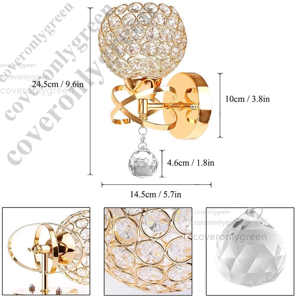 Lampu Dinding Kristal Gaya Modern Untuk Kamar Tidur Ruang Tamu Kamar Teras/Lampu Hias Dinding/ Lampu Dinding Murah/Lampu Hias Gaya Mewah Dekorasi Rumah Wall lamp