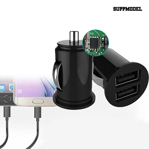 [SM]Mobil Truk 12V Power Dual 2port USB Adaptor Charger Mini Untuk iPhone iPad