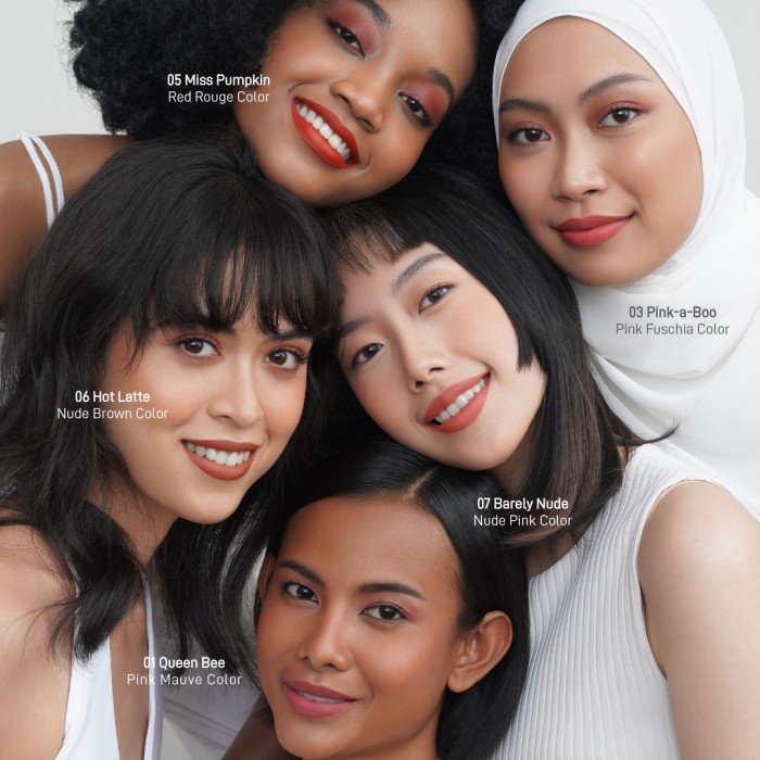 NAMA Triple Action Eyeshadow Lipstick Cheek Blush On Beauty Stick