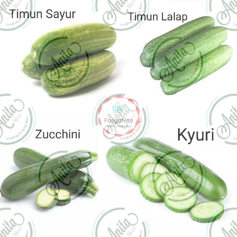 

Timun Sayur lalap kyuri jepang zucchini Fresh