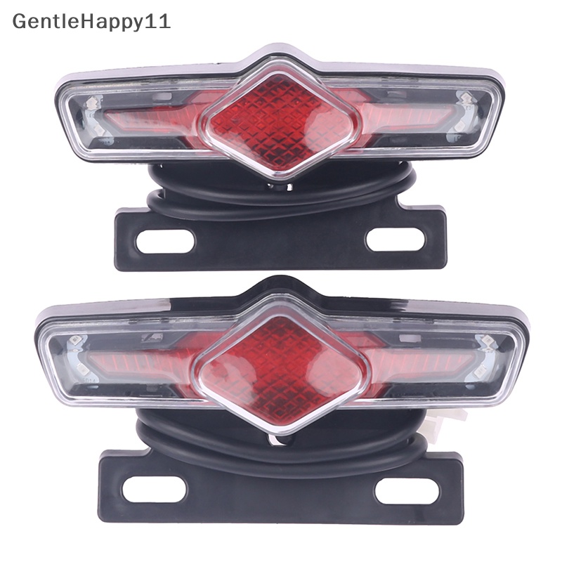 Gentlehappy 12V/36V-60V Lampu Belakang Sepeda Listrik Ebike Turn Signal Light Rear Rack Lamps id