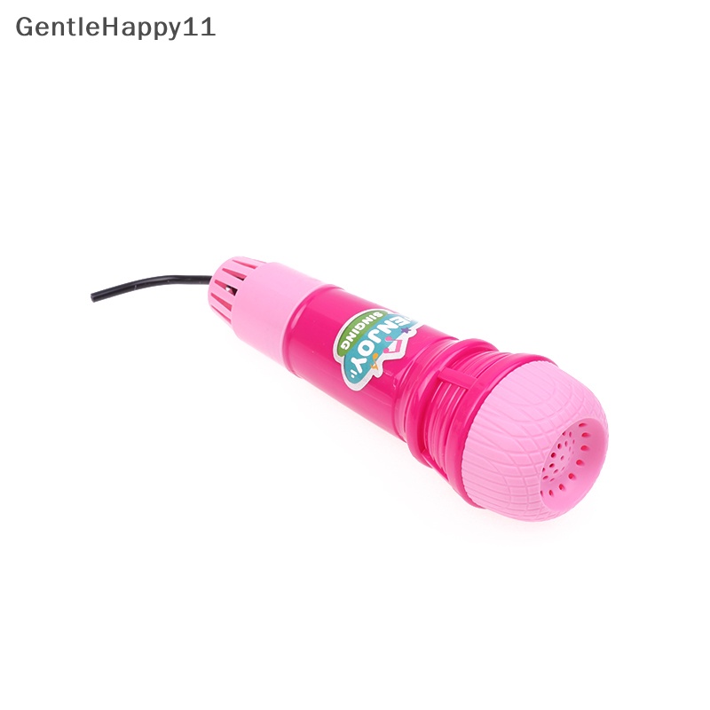 Gentlehappy 1pcs Besar Gema Mikrofon Mic Pengubah Suara Mainan Hadiah Ulang Tahun Hadir Lagu Mainan id