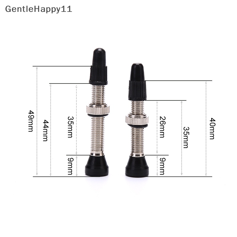 Gentlehappy Tubeless Ban Jalan Sepeda Gunung Core Vacuum Air Valve Universal Valve 35/40mm id