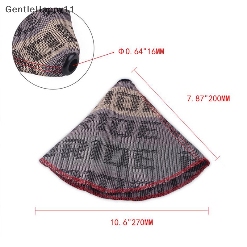 Gentlehappy Bride Racing Hyper Kain Shift Knob Shifter Boot Cover MT/AT Jahitan Untuk Honda id