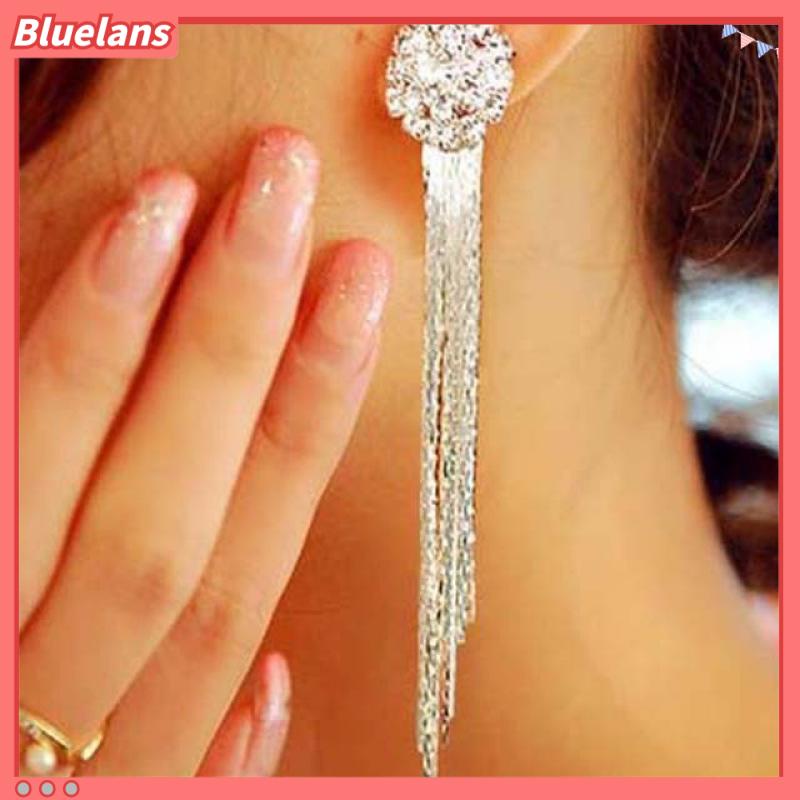 [BLS] Anting Wanita Berlian Rantai Cakar Kristal