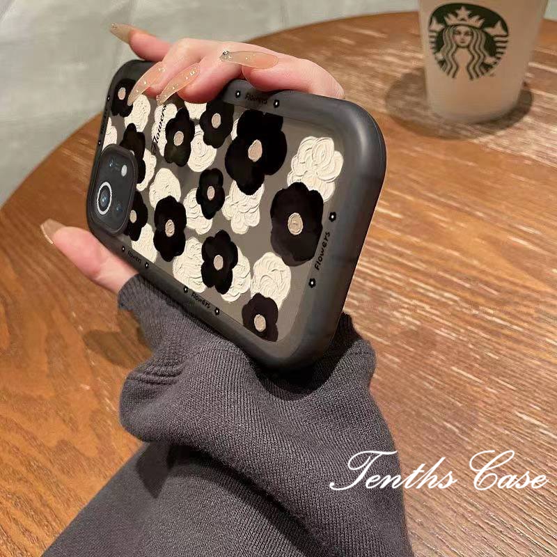 Untuk Huawei Y7P Y6P Y9 2019 Nova 10 9 Pro Y70 Y90 8i 7i 8 7 6 SE Y9s Mate 30 Pro Mata Besar INS Style Flowers Phone Case