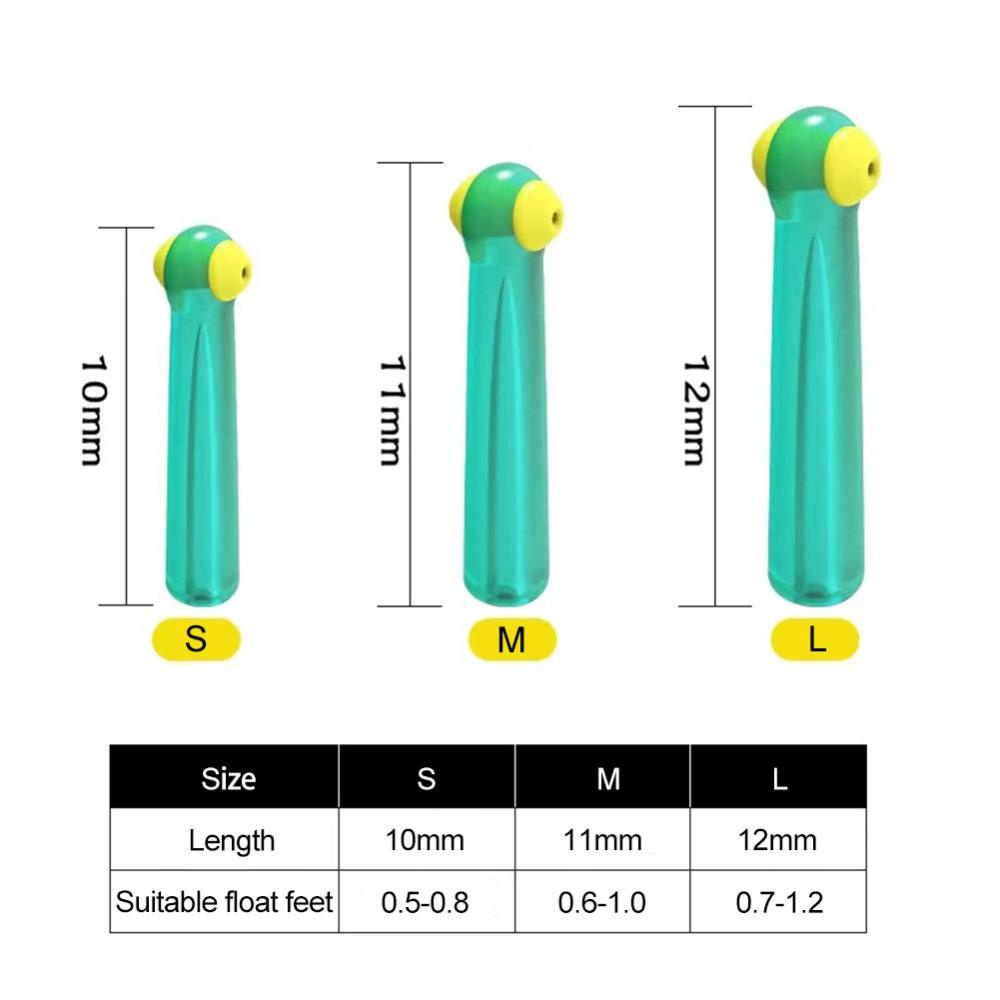 Lanfy Strong Silicoen Float Seat High Transparency Dual Core Anti-Liku Ikan Gurame Memancing Kacang Mancing Mengapung Duduk Hijau Kuat Istirahat Pelampung