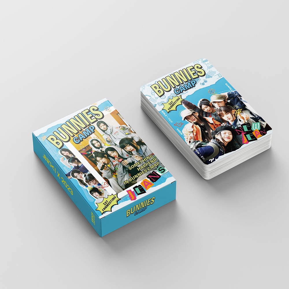 55pcs /box NJ Photocards Album BUNNIES CAMP Kartu Lomo NJ Kpop Postcards