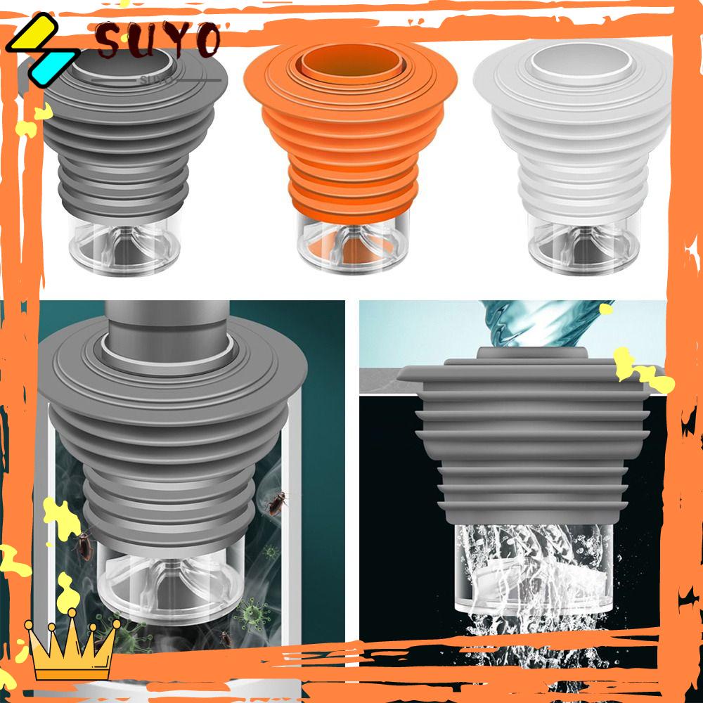 SUYO Floor Drain Pencegah Serangga Berguna Stopper Selokan Shower Drainer Seal Pipa Air Plug