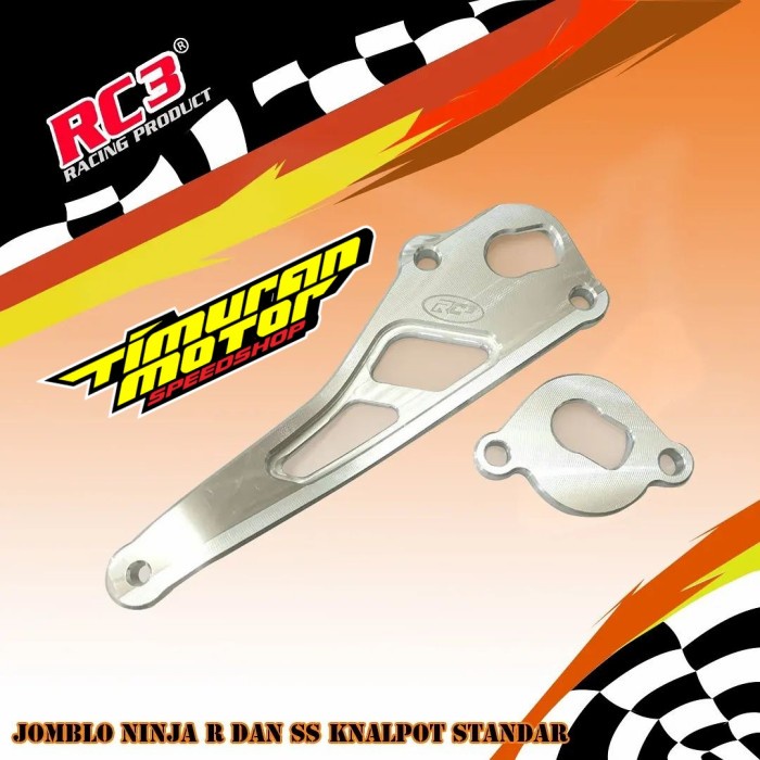 READY FOOTSTEP BELAKANG RC3 NINJA R JOMBLO KNALPOT STANDAR ORIGINAL