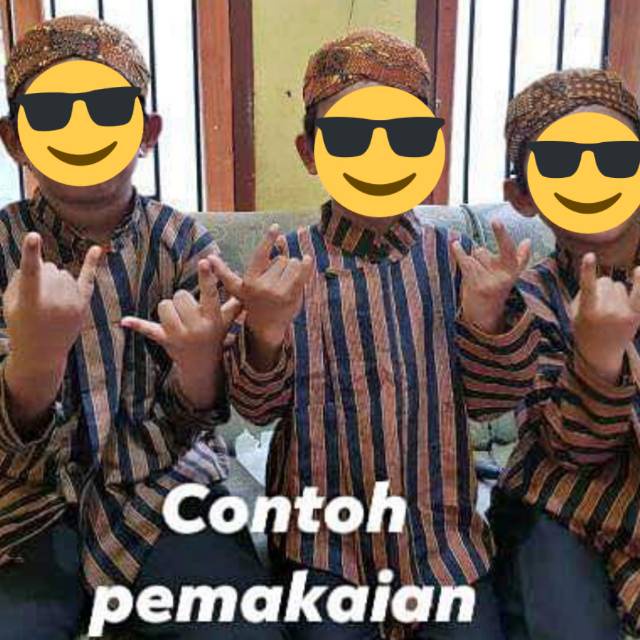 Kebaya dan Sorjan Lurik Surjan Lurik Lurik