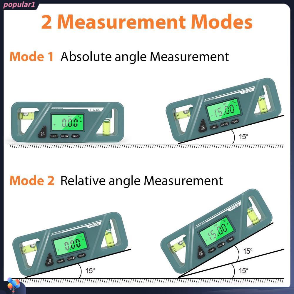 POPULAR Populer Alat Pengukur Sudut Level Digital New Portable360° Busur Derajat Bevel Pengukur