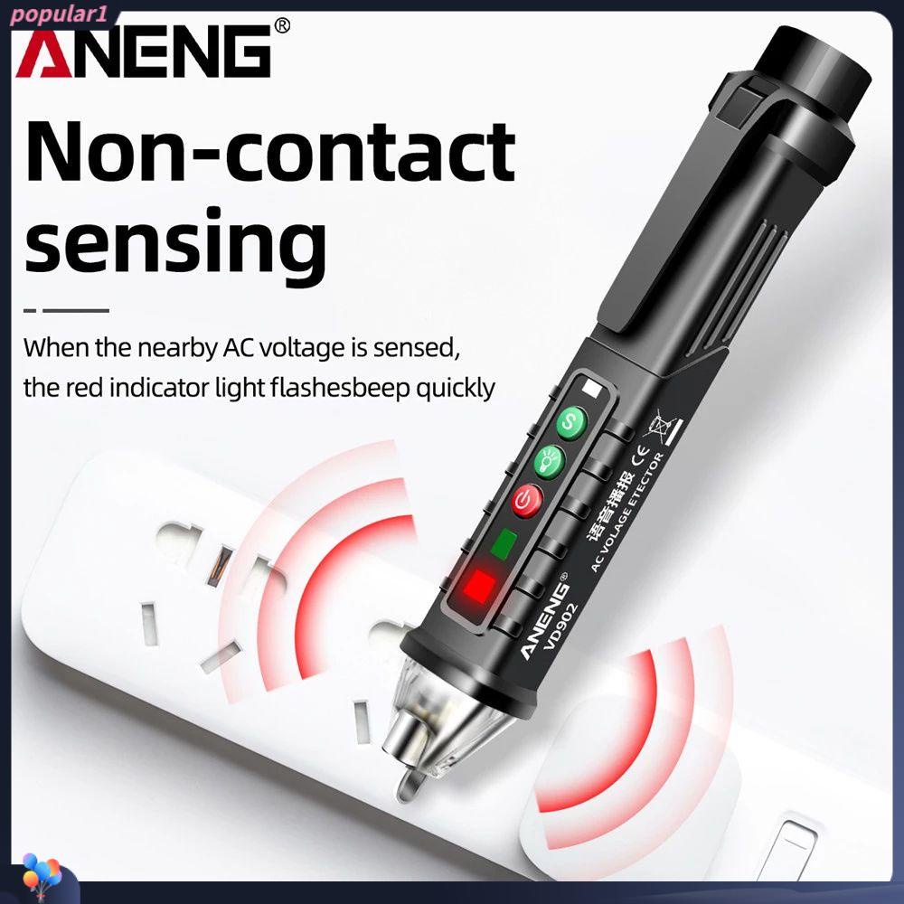 POPULAR Populer AC Voltage Detector Tester Multifungsi Pen Style Electroscope Tester Pen Pengukur Tegangan