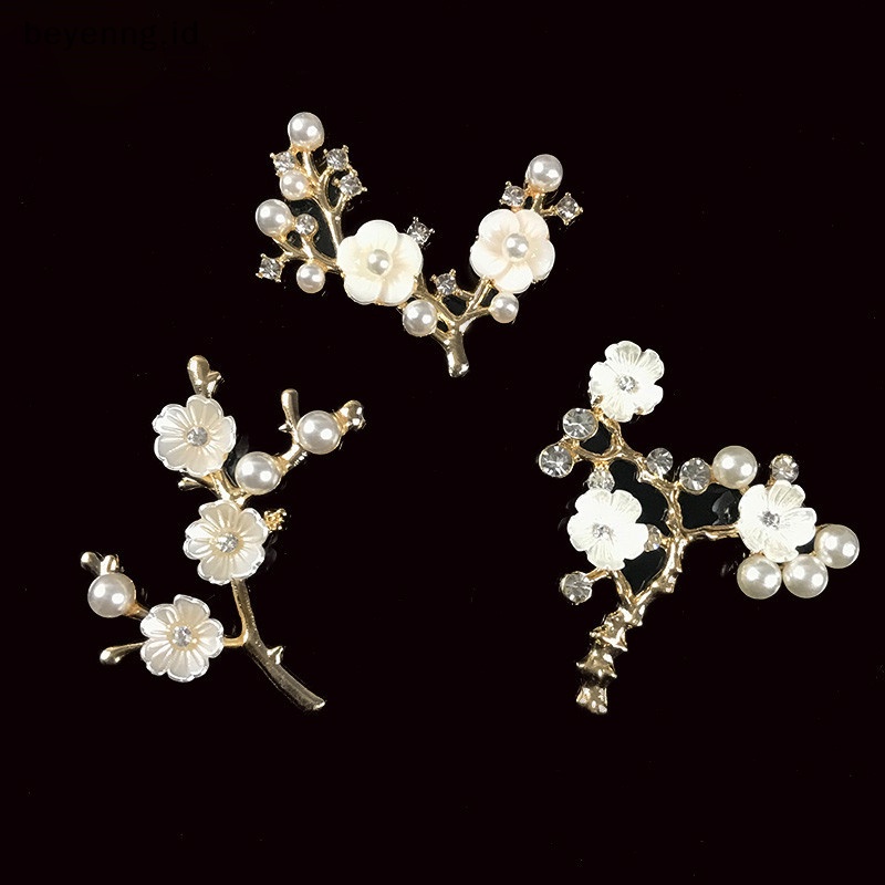 Beyen 1Pcs Mutiara Imitasi Berlian Imitasi Bunga Cabang DIY Membuat Perhiasan Aksesoris ID