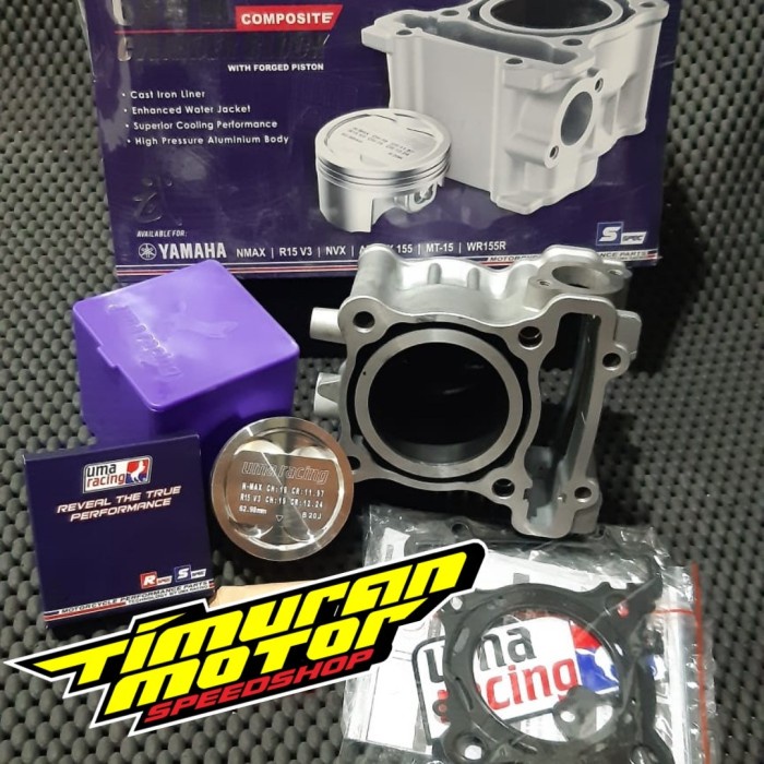 READY CYLINDER BLOK UMA RACING NMAX - AEROX 63 MM ORIGINAL