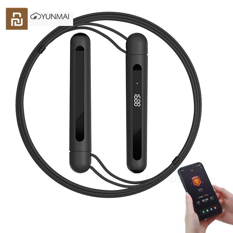 478 YUNMAI YMSE-P701 Smart Skipping Rope APP Data Record USB Rechargeable