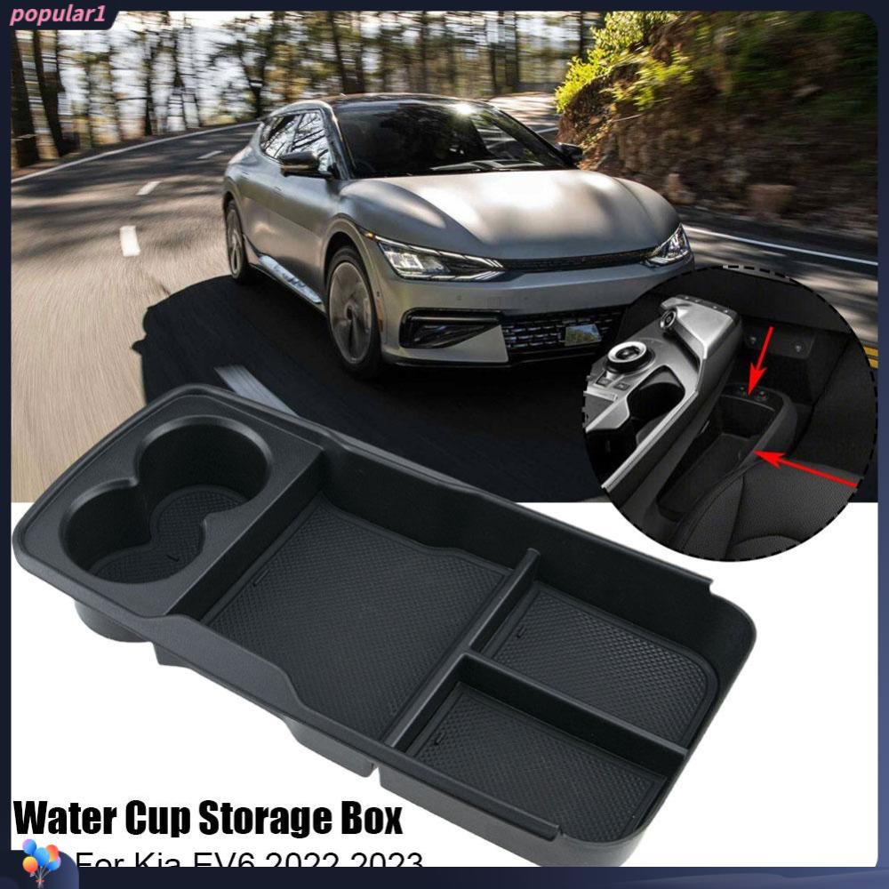 POPULAR Storage Box New Cup Holder Merapikan Tengah Untuk Kia EV6 2022 2023