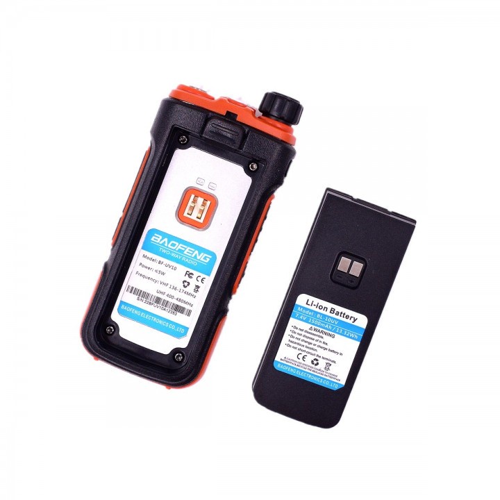 643 HT BF-UV10 Walkie Talkie Dual Band Power 5W Support USB-C Charging
