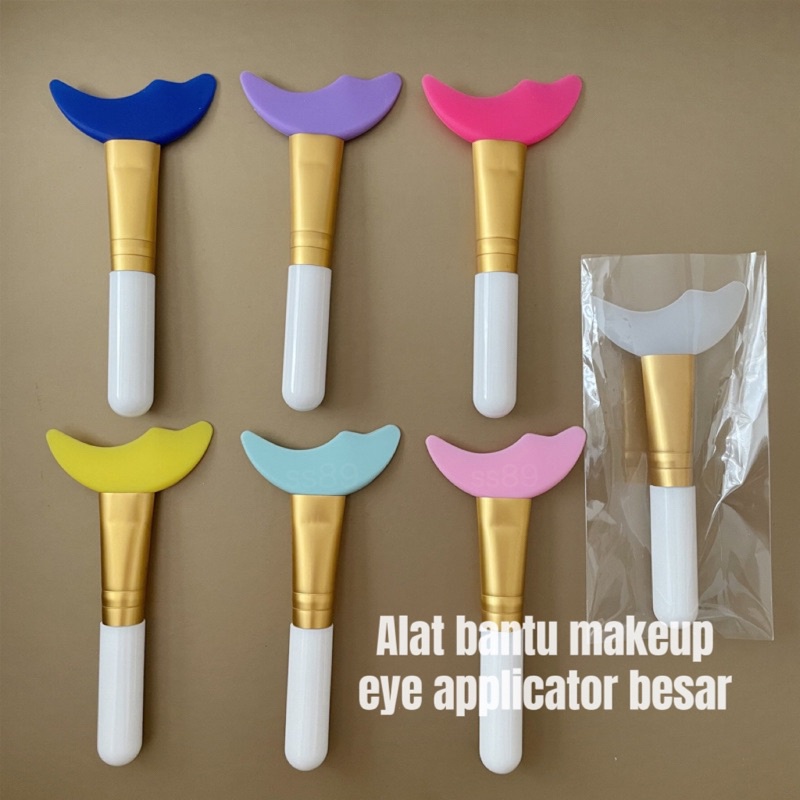 MultiGlam Eyes Alat Aplikator Makeup 3-in-1 untuk Eyeshadow, Maskara, dan Eyeliner