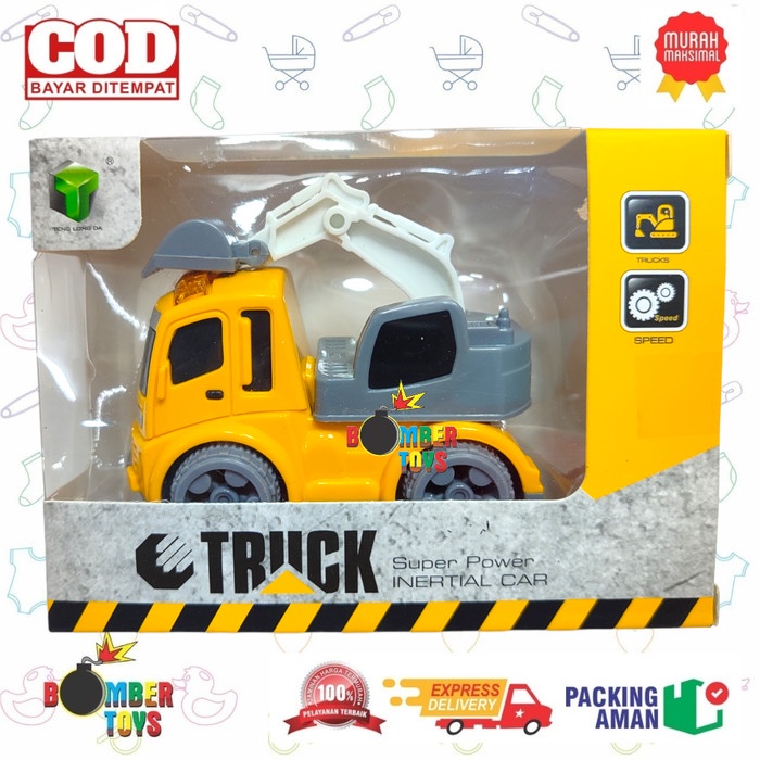 MAINAN ANAK MOBIL KONSTRUKSI PEMADAM MINI IMUT TRUK TRUCK IMAGINASI