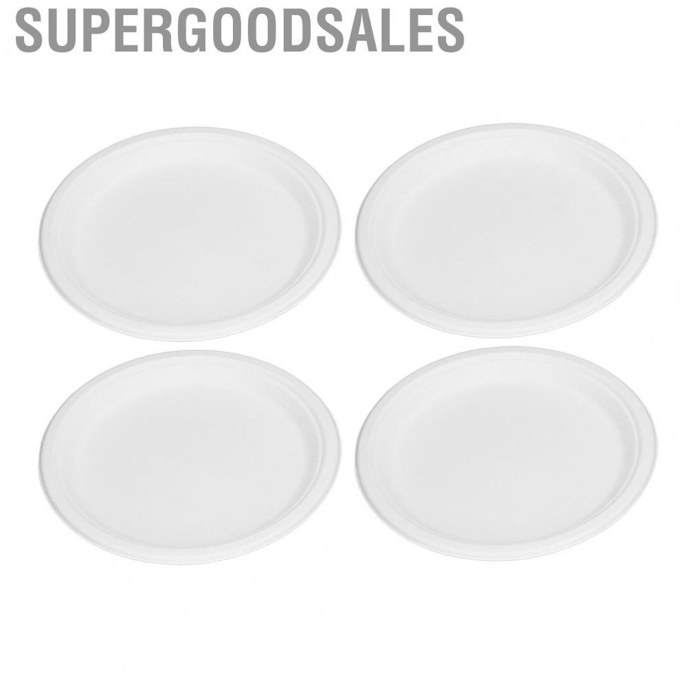 Supergoodsales Disposable Oval Paper Plates Freezerable for  Truck