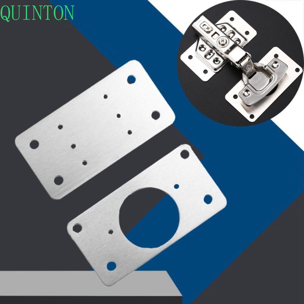 QUINTON Hinge Repair Plate Kualitas Pasang Mudah Untuk Pintu,Furniture Lemari Mounting Dengan Sekrup Alat Hardware Stainless Steel