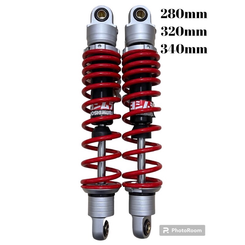 Shockbreaker Yoshimura Z Series Ukuran 280,320,340 Jupiter z,Vega R,Supra,Kharisma,Rx King,Tiger Double Shock Motorcycle