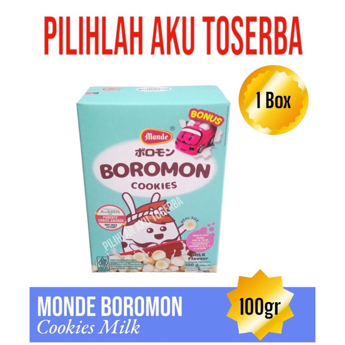 Biskuit Monde BOROMON Cookies MILK - ( HARGA 1 BOX )