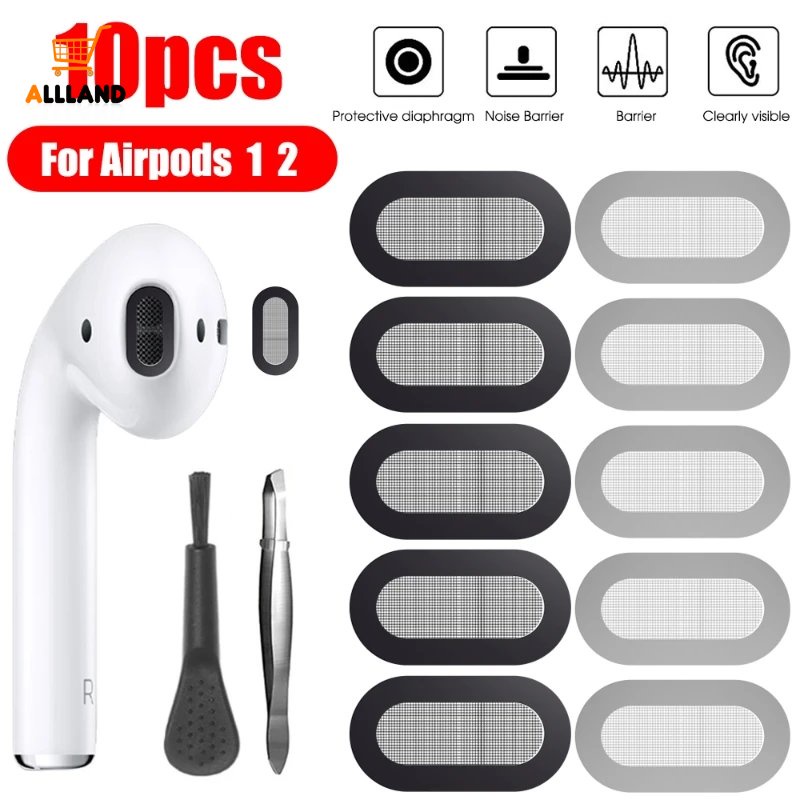 Untuk Airpods1 2 Port Earphone Filter Debu Yang Dapat Diganti/ Lubang Suara Tahan Debu Mesh Stiker Perekat Jaring Anti Debu Untuk Airpods