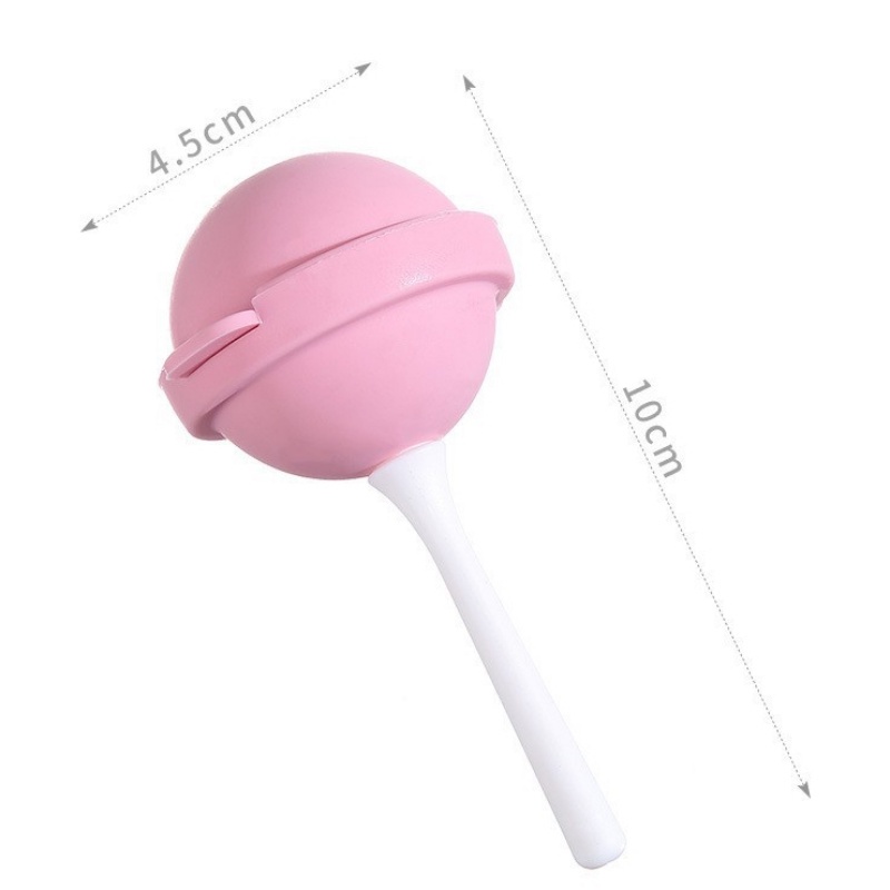 Cetakan Es Loli Bola Silikon Kreatif/Cetakan Es Loli Jus Es Hoki Rumah Batu Beku/Musim Panas DIY Pembuat Es Krim Buatan Sendiri/Easy Release Lolipop Ice Popsicle Ball Mould/