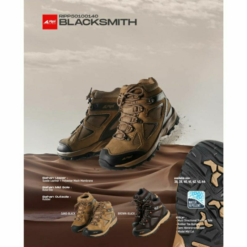 SEPATU HIKING REI BLACKSMITH SEPATU GUNUNG PRIA ORIGINAL AREI OUTDOORGEAR