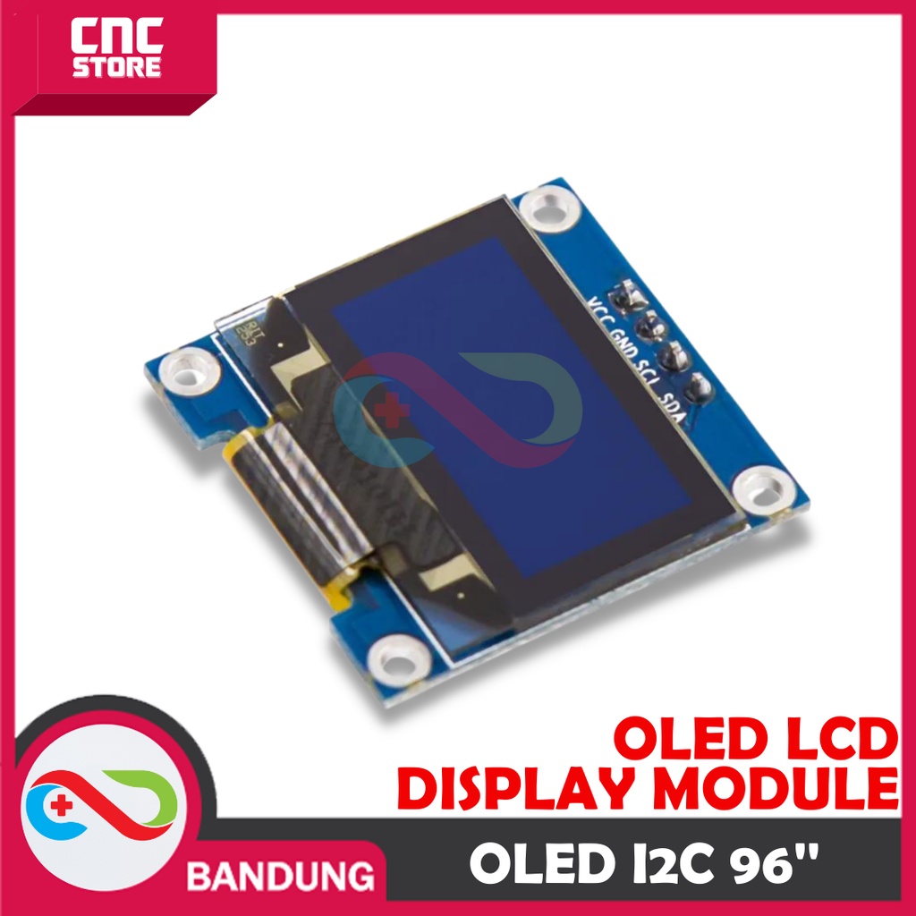 OLED WHITE PUTIH 0.96 INCH I2C IIC 128X64 DISPLAY MODULE LCD