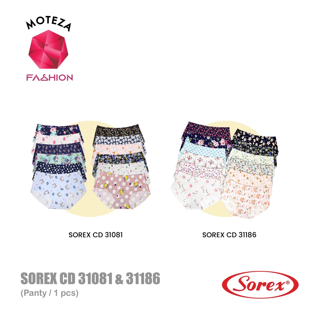 Sorex Celana Dalam Wanita Seamless - CD 31081  31186 - Tanpa Jahitan