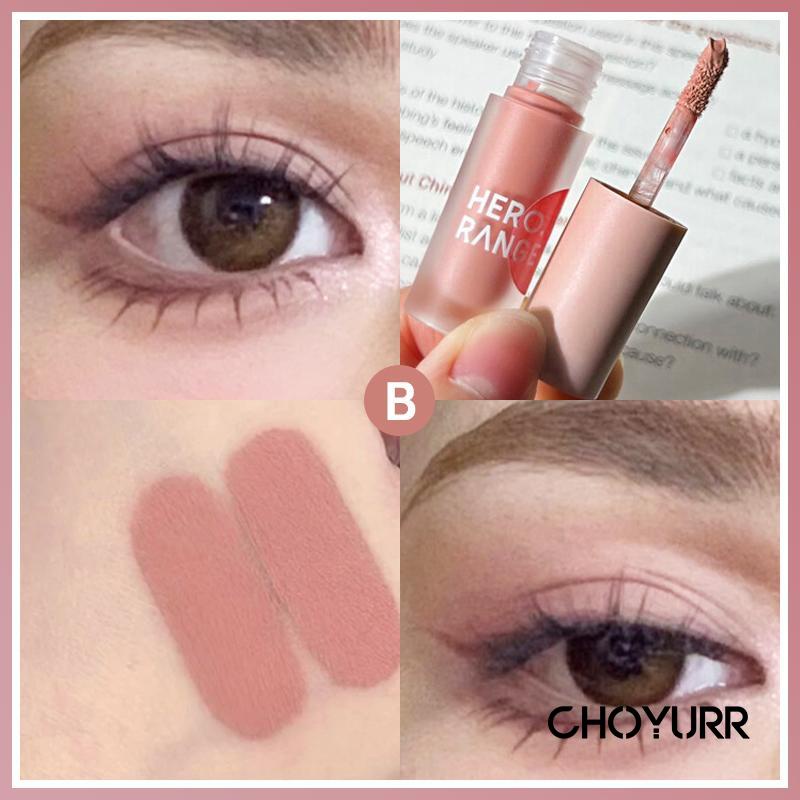 【COD】HERORANGE Eyeshadow Liquid 2 In 1 Eyeshadow / Blusher Matte Low Saturation Alami -CH