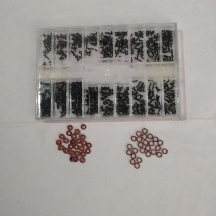 550Pcs Baut Laptop 1mm sd 2mm Skrup Mini Kecil Notebook ALX79