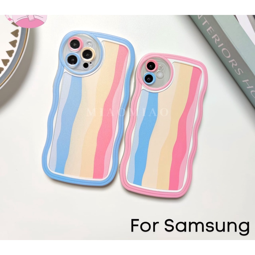 SOFTCASE CASE GELOMBANG BL-007 008 MOTIF PELANGI SAMSUNG CASE HP GELOMBANG