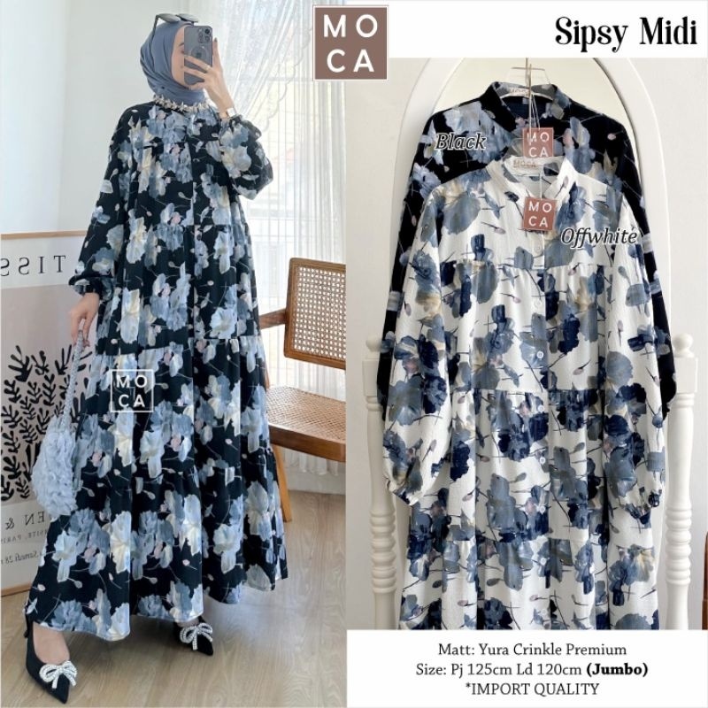 SIPSY MIDI Jumbo ORI MOCA | Ld120 Yura Crinkle Premium