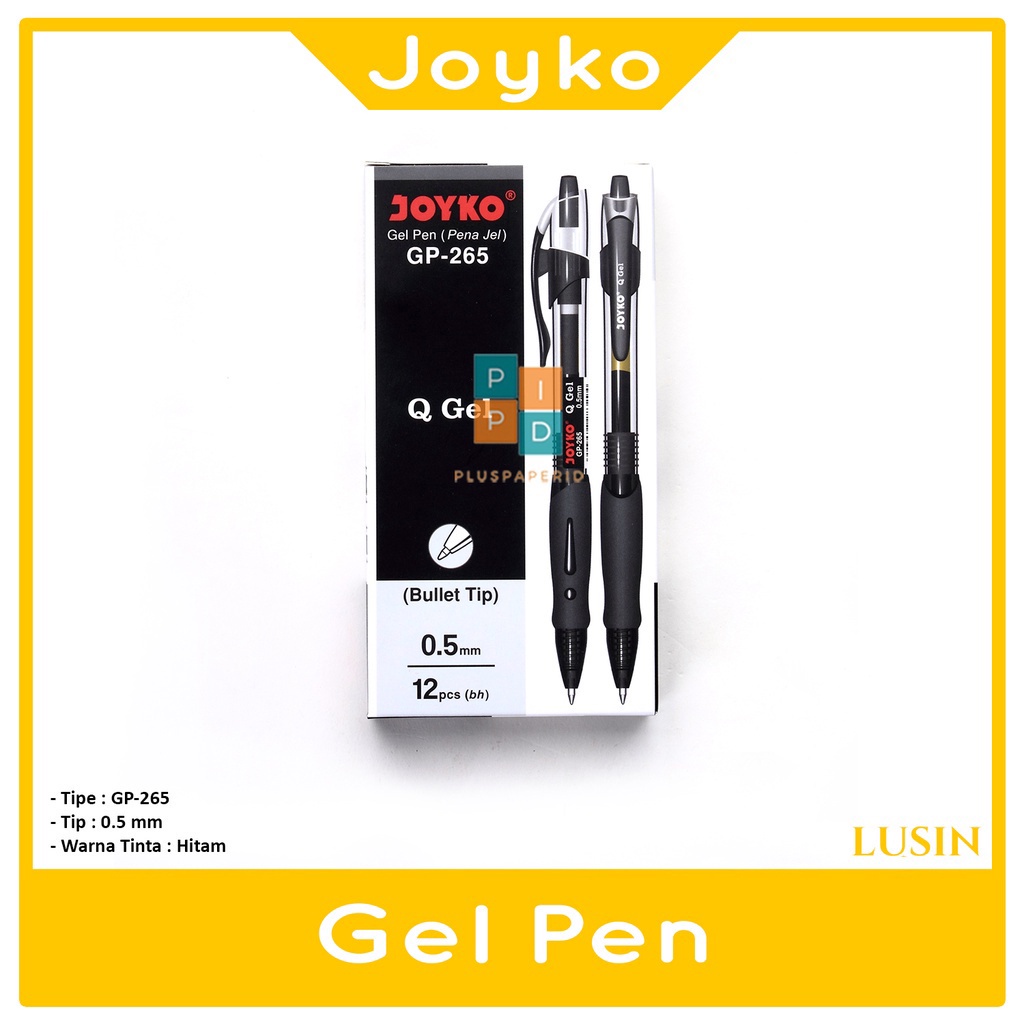 

JOYKO - Pulpen Gel GP-265 Q-Gel 0.5mm - Lusin