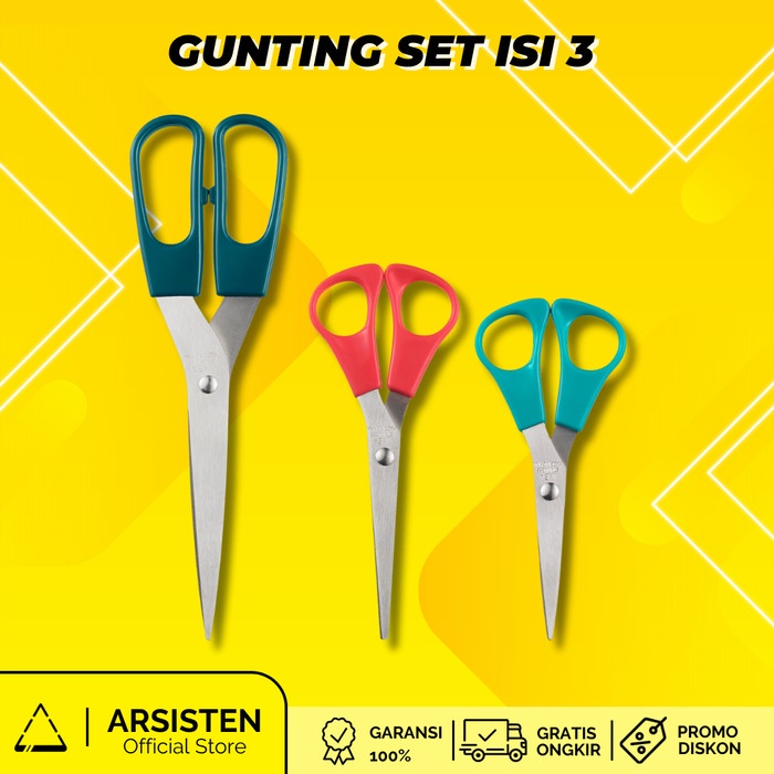 

BELI 1 DAPAT 3 GUNTING ANEKA UKURAN ANEKA WARNA