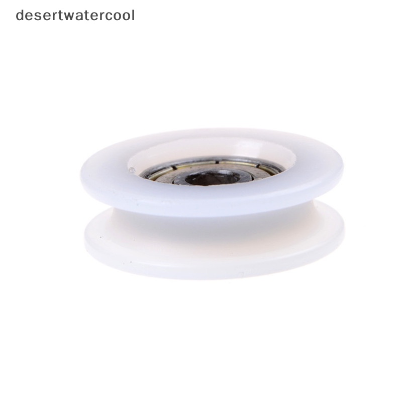 Deid Baru 6*30*10mm U Groove Metal Shield Nylon Pulley Wheels Roller Ball Bearings Martijn