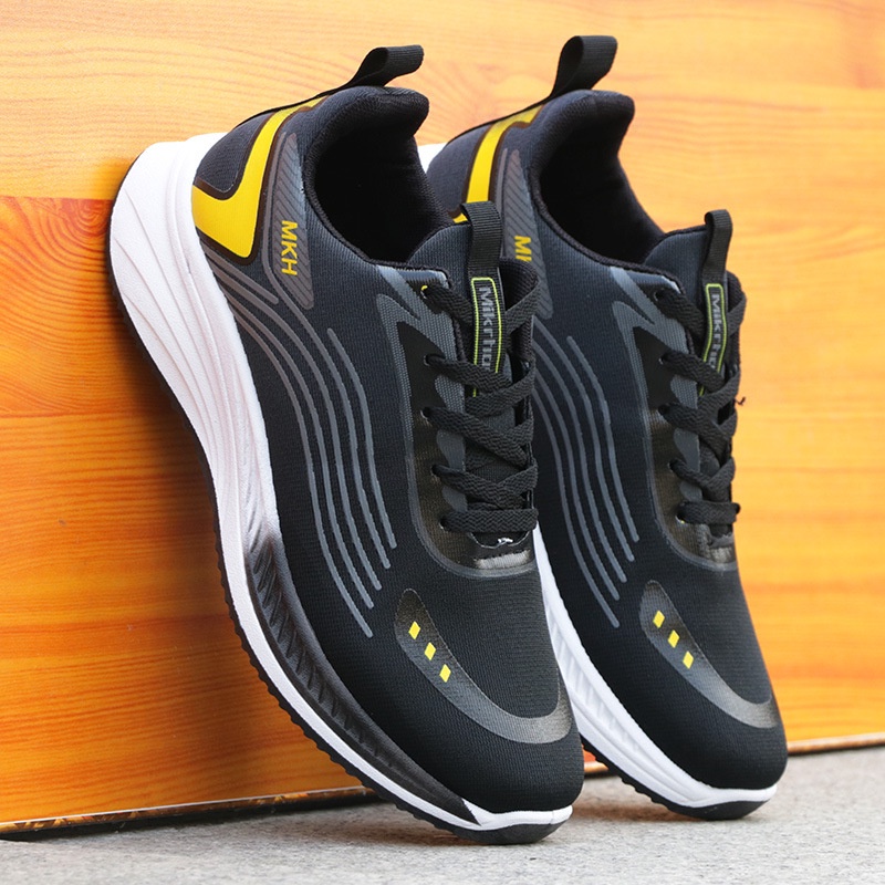 Sepatu Sneakers Pria Import 123823 Shoes Sporty Olahraga Casual Kekinian