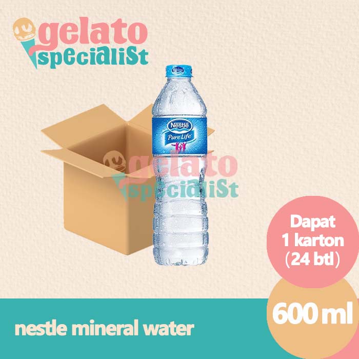 

Nestle Pure Life Air Mineral 600ml 1 dus isi 24pcs